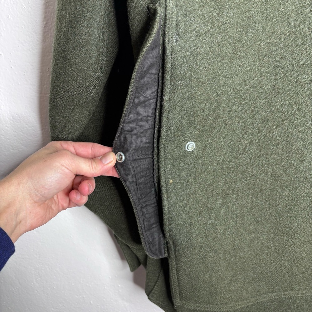 Vintage 60s-70s Filson Wool Mackinaw Cruiser Jacket Green Size Large - Picture 3 of 16